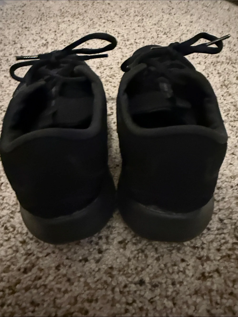 Men’s Nike Flex Black Low-Profile Mesh Lace-Up Sneakers-size 10.5